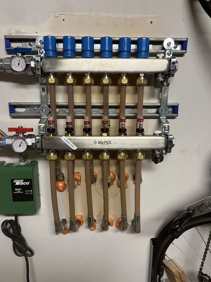 Plumber performing Leak Detection at a residential property in Canajoharie